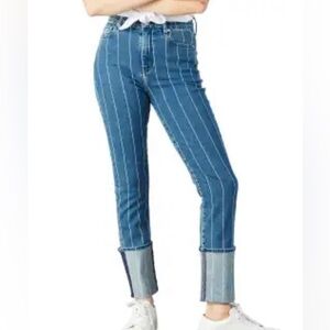 Ética “Finn” High Rise Straight Leg Jeans